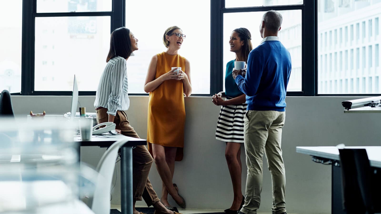 Colleagues in the office together