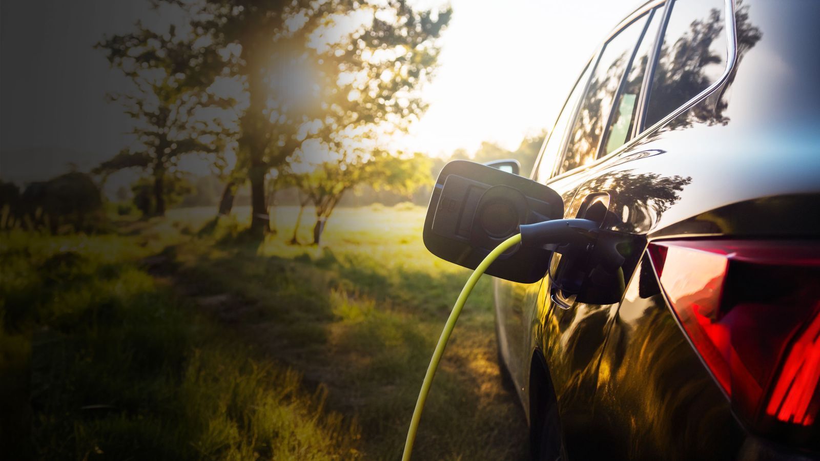 charging electric vehicle